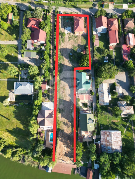 0% COMISION - Snagov, Teren cu deschidere la lac - Ponton - Locuinta P+1E 